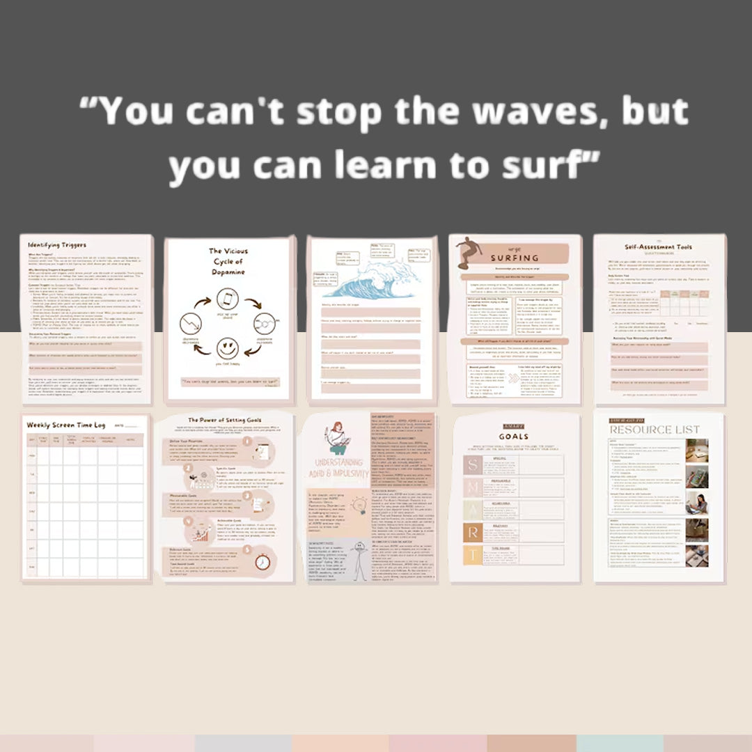 The ADHD Daily Survival Toolbox, Todo Lists, Organization Hacks, Declutter Challenges & Habit Trackers for Adhd Adults & Adhd Teens