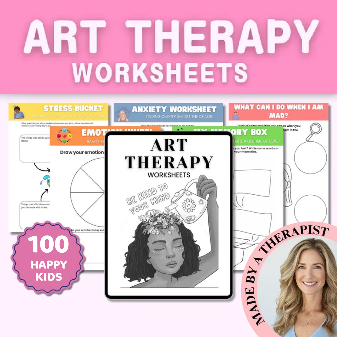 Art Therapy, Anxiety Relief, for Kids & Adults, Stress Relief