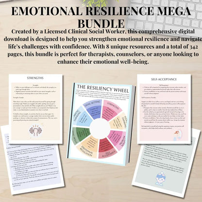 Emotional Resilience Mega Bundle, Self-Identity, Values, and Beliefs