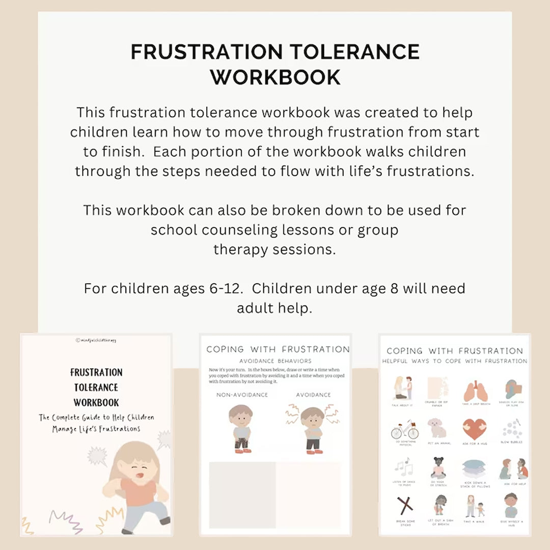 Big Emotions Workbook for Kids, Emotional Regulation Worksheets, Therapy Worksheets for Children, Social Emotional Learning